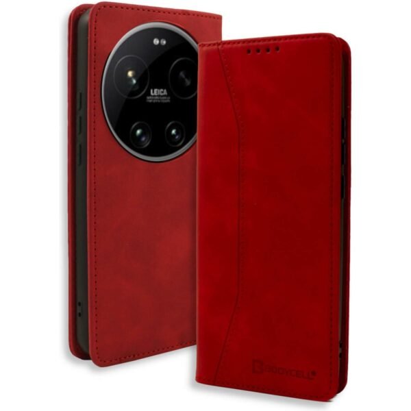 thiki xiaomi 17 ultra bodycell book case portofoli red