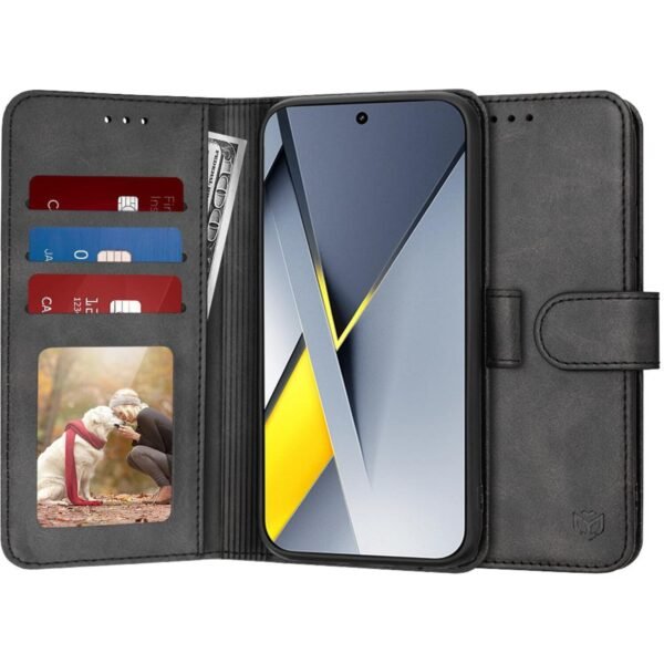 thiki xiaomi poco f8 pro techsuit diary book portofoli black
