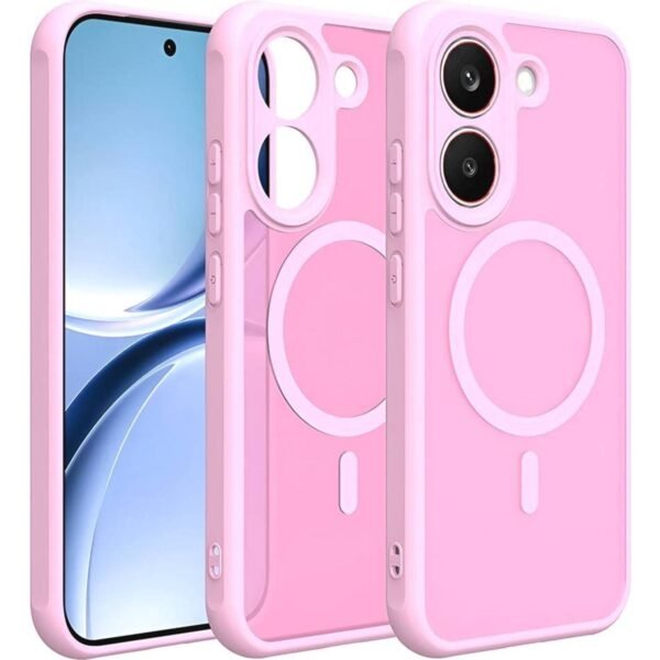 thiki xiaomi poco x8 pro techsuit halofrost ii magsafe skliri imidiafani me magsafe pink 10