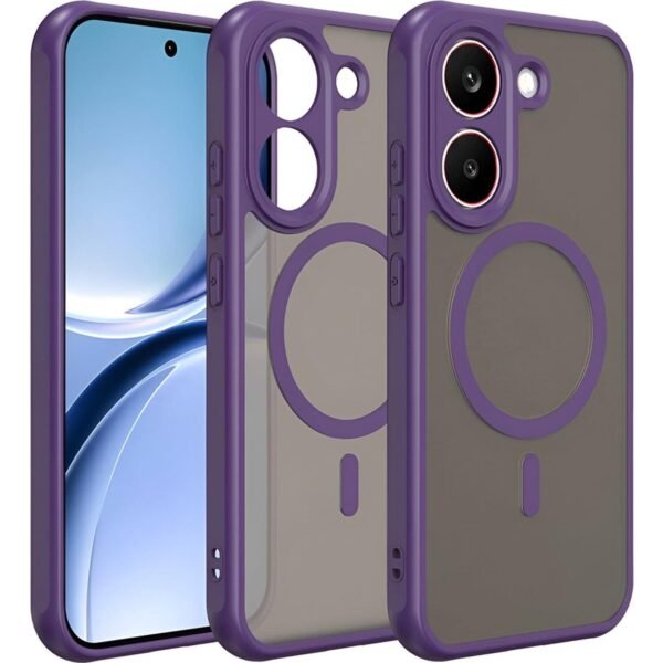 thiki xiaomi poco x8 pro techsuit halofrost ii magsafe skliri imidiafani me magsafe purple