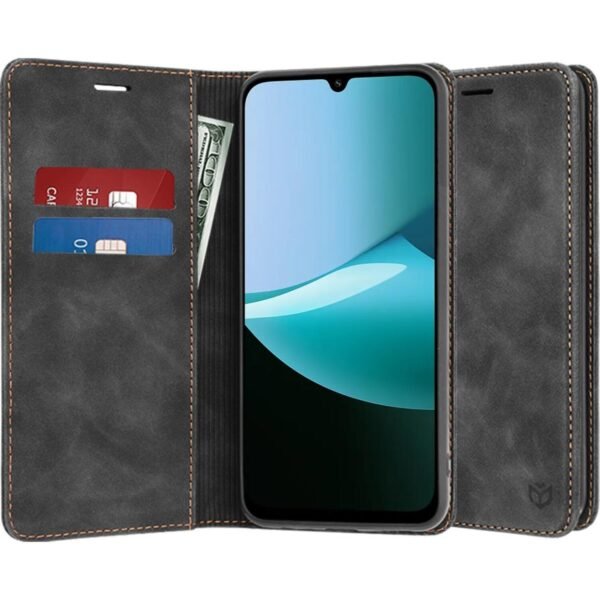 thiki xiaomi redmi 15c 5g poco c85 5g techsuit confy cover portofoli black