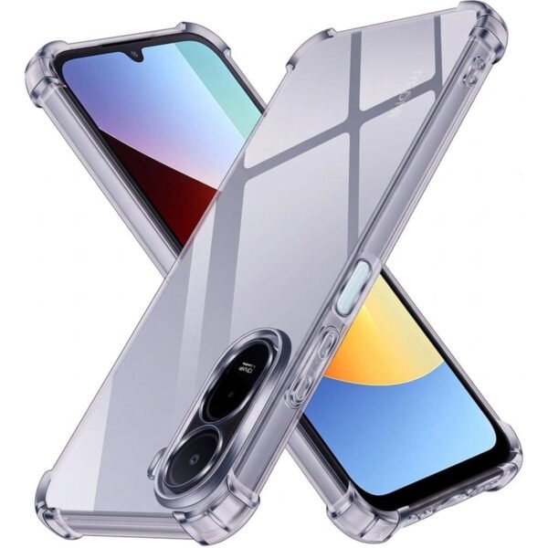 thiki xiaomi redmi a7 pro 4g techsuit shockproof clear silicone silikonis smoke black
