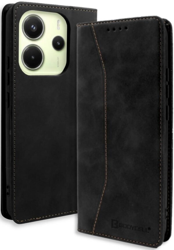 thiki xiaomi redmi note 14 4g bodycell book case portofoli black