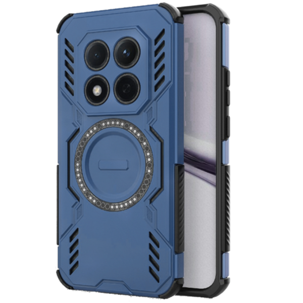 thiki xiaomi redmi note 15 pro 5g techsuit armormag anthekitki skliri me magsafe blue 6