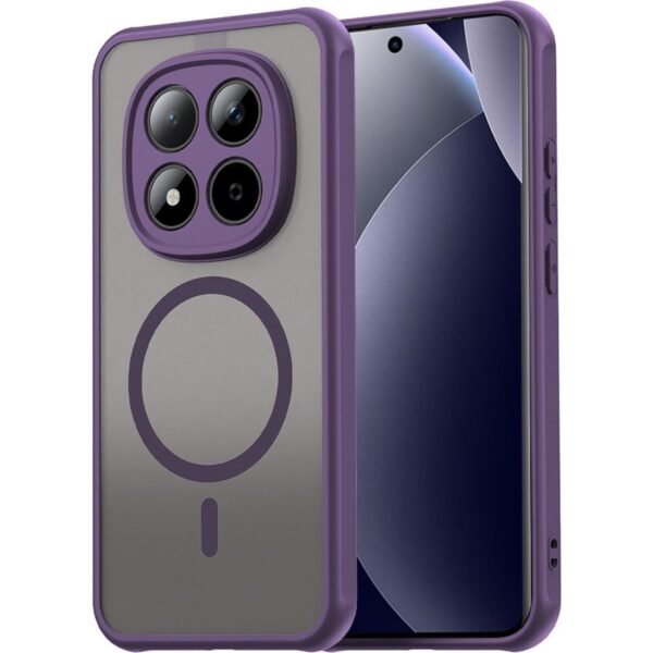 thiki xiaomi redmi note 15 pro 5g techsuit halofrost ii magsafe skliri imidiafani me magsafe purple