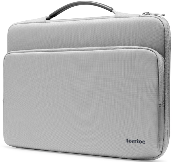 tomtoc defender a14 laptop handbag briefcase thiki tsanta metaforas laptop 15 inches gray 14