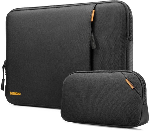 tomtoc recycled sleeve set thiki versatile a13 gia macbook pro 16 inches kai accessory pouch thiki gia aksesouar black