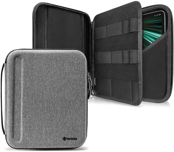 tomtoc smartcase sleeve padfolio abthektiki skliri thiki xartofylakas gia ipad pro 12 9 gray