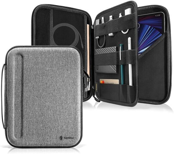tomtoc smartcase sleeve padfolio anthektiki skliri thiki xartofylakas gia ipad 9 7 11 gray