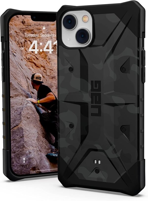 uag thiki pathfinder series apple iphone 14 plus black midnight camo