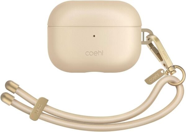 uniq coehl haven premium skliri thiki apo okologiko derma me louraki xeiros apple airpods pro 2nd gen cream