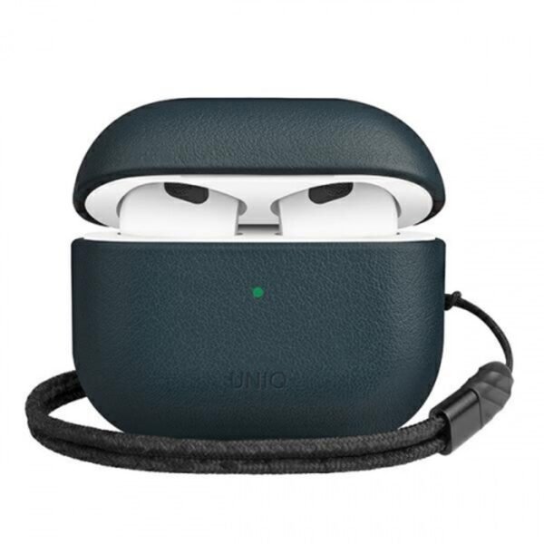 uniq terra case dermatini thiki gia apple airpods 3rd gen blue