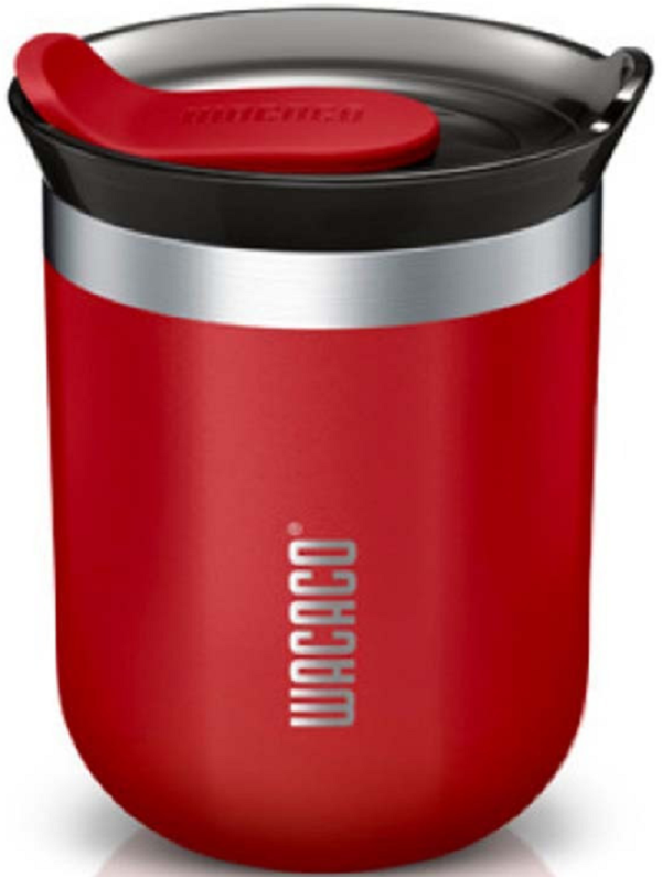 wacaco octaroma classico travel mug thermos apo anoksidoto atsali bpa free 180 ml carmine red