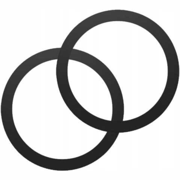 Δακτύλιοι magsafe spacecase magnetic rings Αυτοκόλλητοι Μαγνητικοί 2 Τεμάχια black (5905719140960)