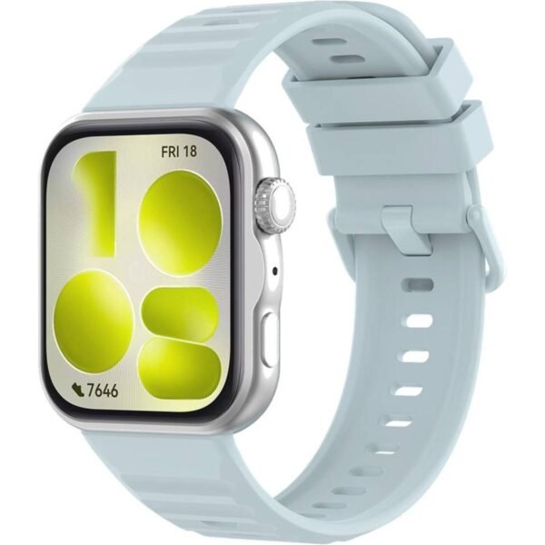 Λουράκι huawei watch fit 5 pro techsuit watchband w082 Σιλικόνης light blue (5949419373730)