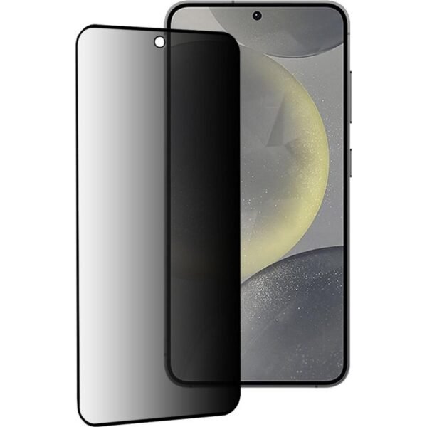 tempered glass samsung galaxy s25 / s24 techsuit 111d privacy full glue full face Αντιχαρακτικό Γυαλί Προστασίας Απορρήτου Οθόνης black (5949419126831)