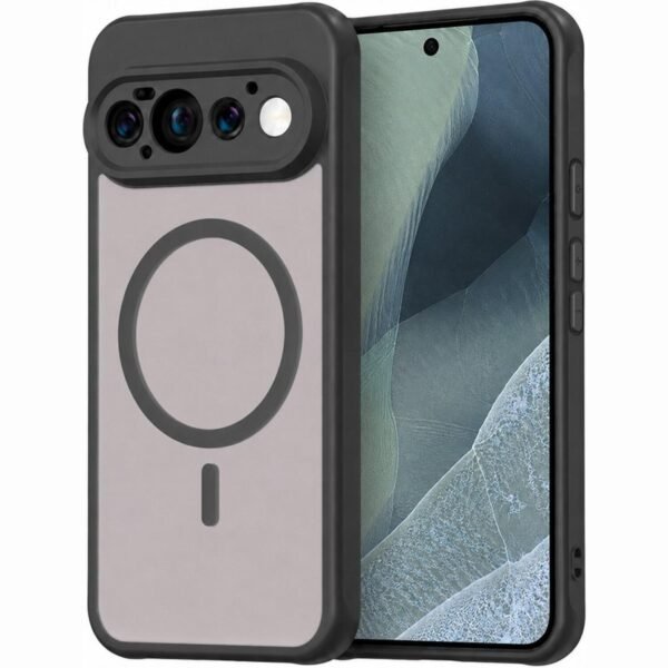 Θήκη google pixel 11 pro techsuit halofrost ii magsafe Σκληρή Ημιδιάφανη με magsafe black (5949419382619)