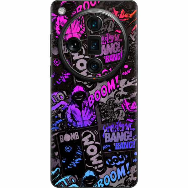 autokollito skin prostasias platis oppo find x7 ultra gams premium vinyl skin back plate 3d neonbomb 1